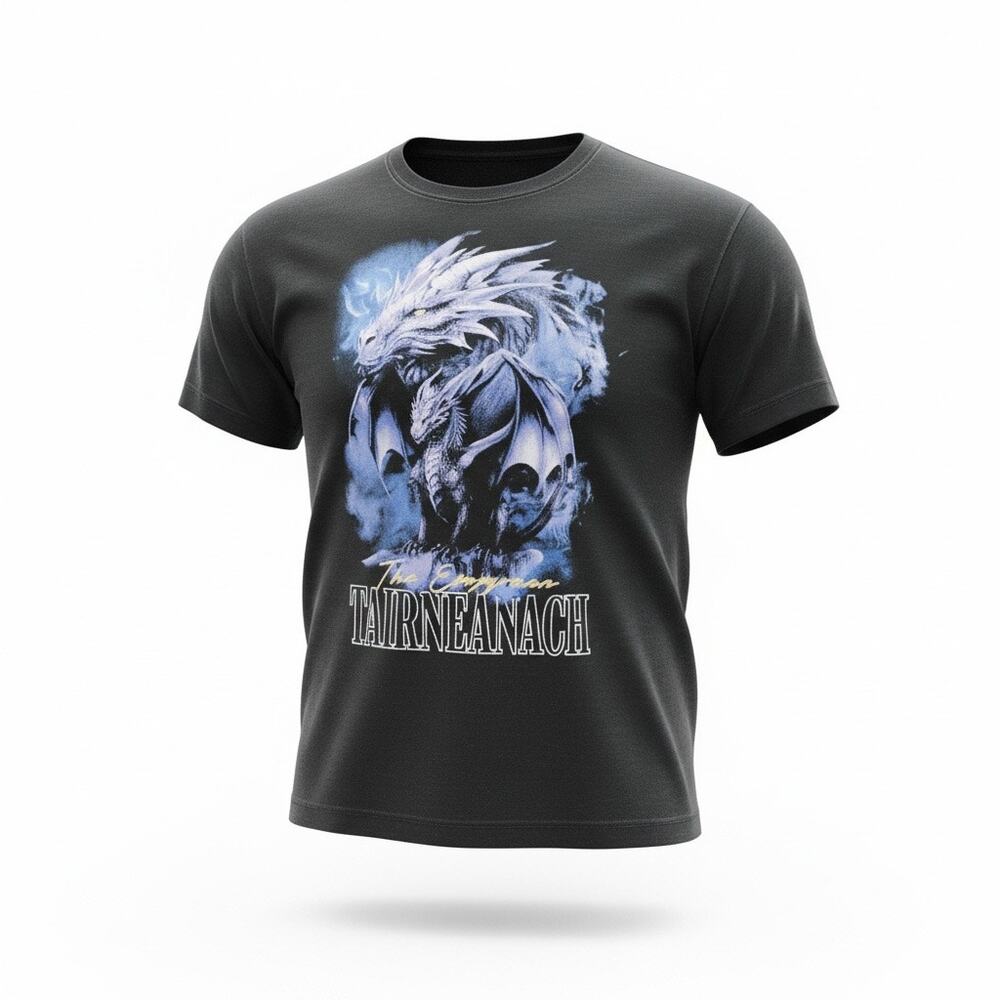 Empyrean Fourth Wing Tairneanach Dragon T-Shirt Large